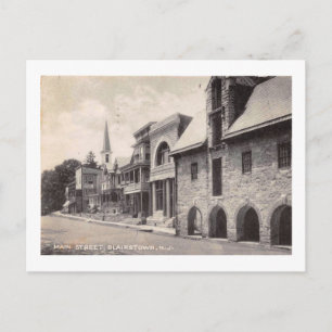 Main St., Blairstown, New Jersey Vintage Postcard