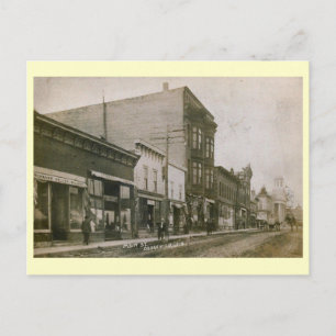 Main St., Dodgeville, Wisconsin Vintage Postcard