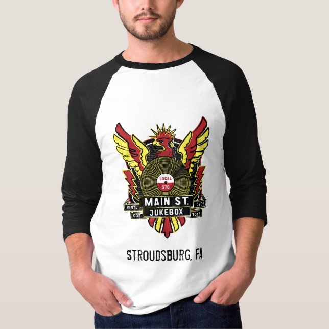 Main St. Jukebox Jersey T-Shirt (Front)