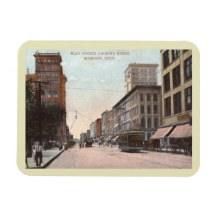 Main St., Memphis, Tennessee Vintage Style Magnet
