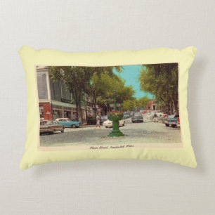 Main St Nantucket c1960s Vintage Style Decorative Cushion