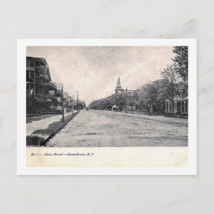 Main St, Ocean Grove, NJ Vintage Postcard