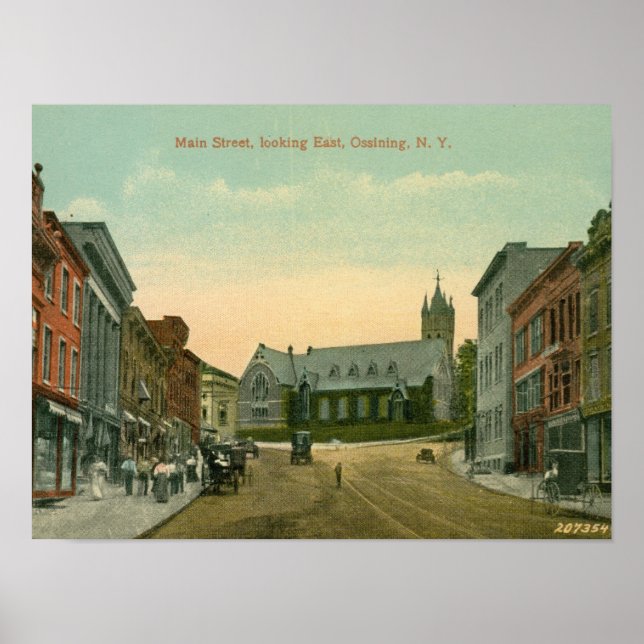 Main St, Ossining, New York Poster (Front)