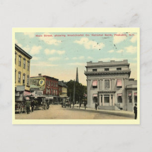 Main St., Peekskill, New York Vintage Postcard