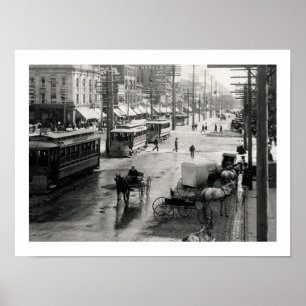 Main St., Salt Lake City, Utah 1904 Poster