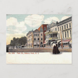 Main Street, Asbury Park, NJ Vintage Postcard