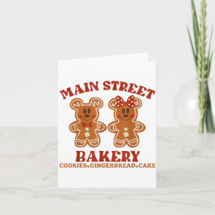 Main Street Bakery Cookies Gingerbread Cake Christ Card