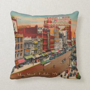 Main Street Buffalo, NY Pillow