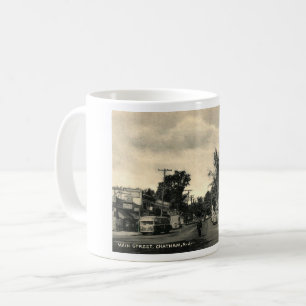 Main Street, Chatham, New Jersey Vintage Coffee Mug