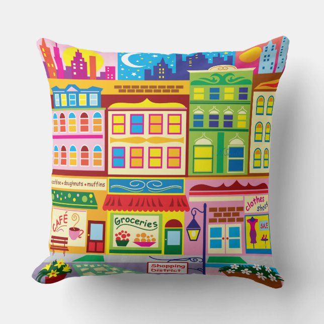 Main Street Colours Cushion (Front)