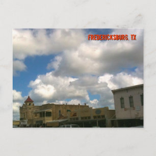 Main Street Fredericksburg Postcard