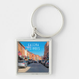 Main Street Galena Illinois Key Ring