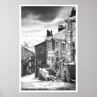 Main Street, Haworth Poster