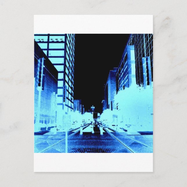 Main Street Houston Postcard (Front)