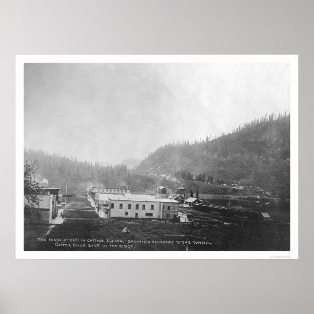 Main Street in Chitina, Alaska 1916 Poster (Front)