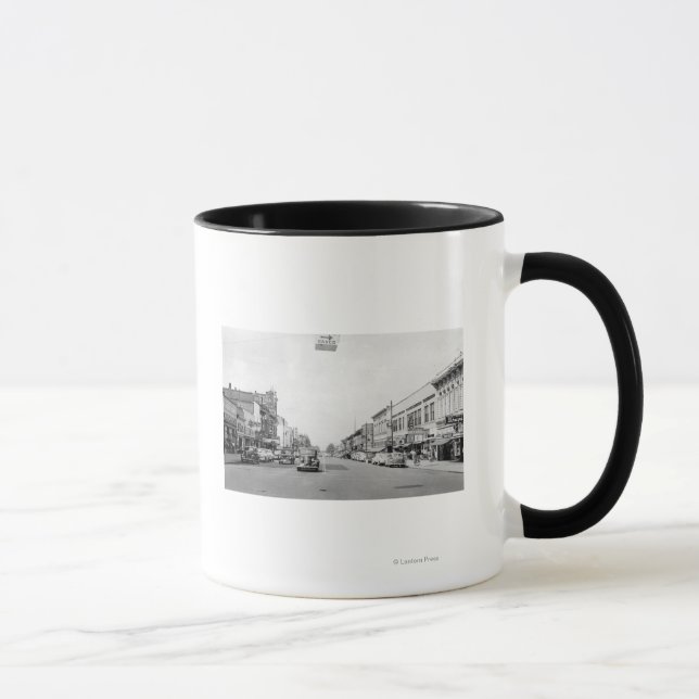 Main Street in Walla Walla, WA Photograph Mug (Right)