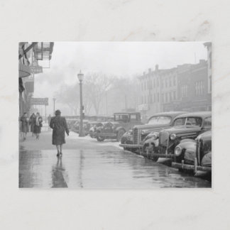 Main Street Iowa City, Iowa Postcard