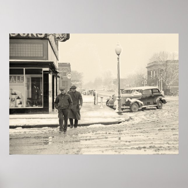 Main Street, January 1939 Poster (Front)