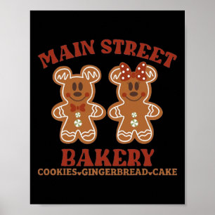 Main Street Kery Cookies Gingerbread Cake Christma Poster