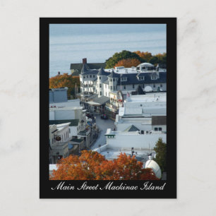 Main Street Mackinac Island - Postcard