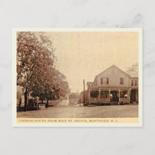 Main Street, Montville NJ c1910 Vintage Style Postcard