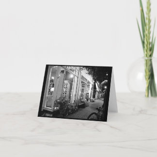 main street photo illustration card