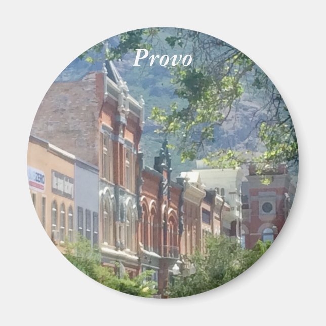 Main Street - Provo Magnet (Front)