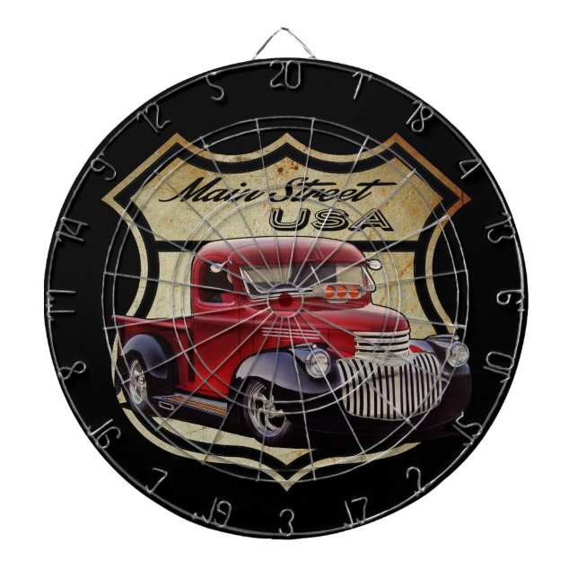 Main Street Rod Dartboard (Front)