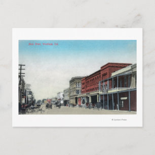 Main Street SceneWoodland, CA Postcard