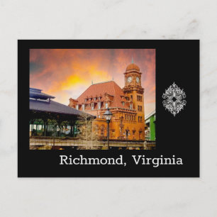  Main Street Station and Trainshed Postcard