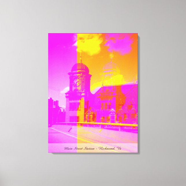 Main Street Station - Richmond, Va Canvas Print (Front)