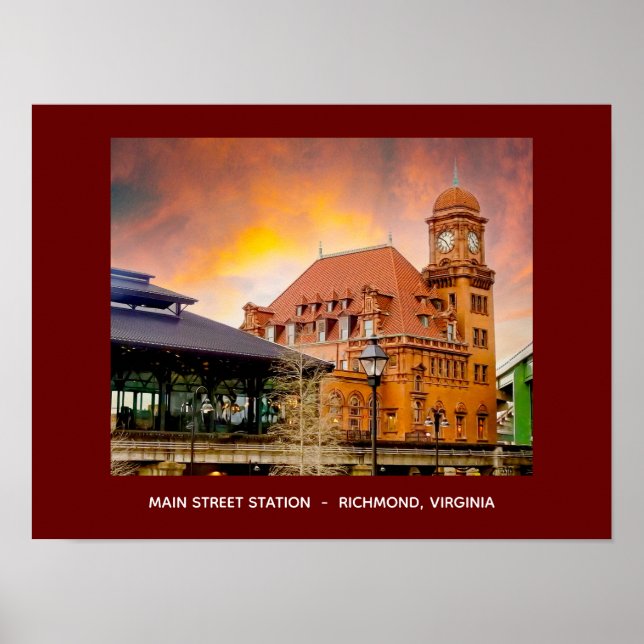 Main Street Station Richmond, Virginia Poster (Front)