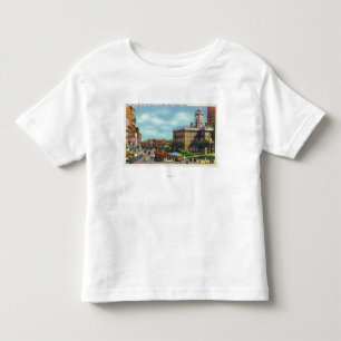 Main Street View of State Street & Old State Toddler T-Shirt