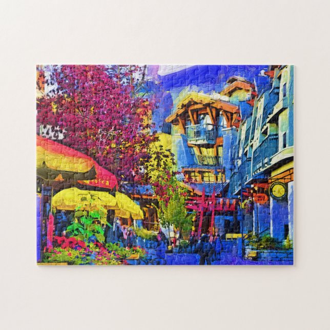 Main Street Whistler Jigsaw Puzzle (Horizontal)