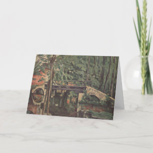 Maincy Bridge - Paul Cezanne - c1880 Card