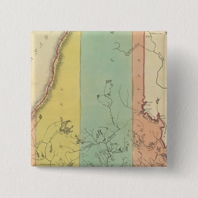 Maine 10 15 cm square badge (Front)