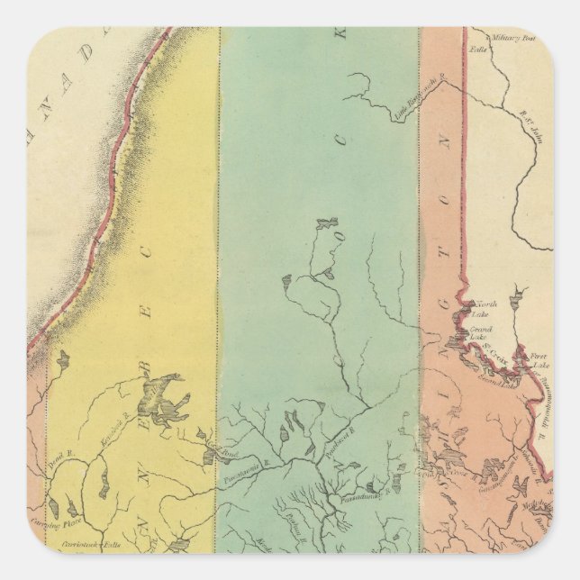 Maine 10 square sticker (Front)