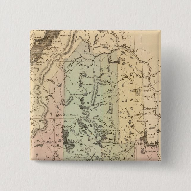 Maine 15 cm square badge (Front)