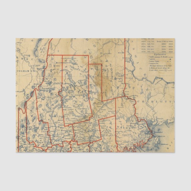 Maine 18 tissue paper (Front)