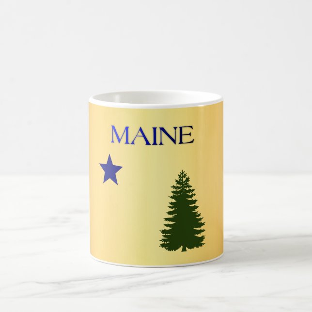 Maine (1901) flag coffee mug (Center)