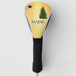 Maine (1901) flag golf head cover