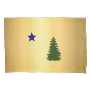 Maine 1901 flag pillowcase