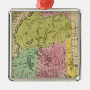 Maine 19 metal tree decoration