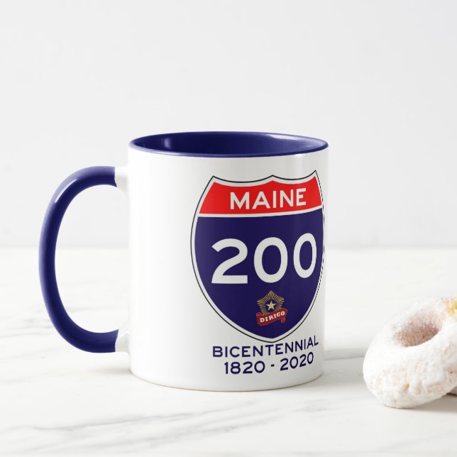 Maine 200th Anniversary Bicentennial Mug (With Donut)