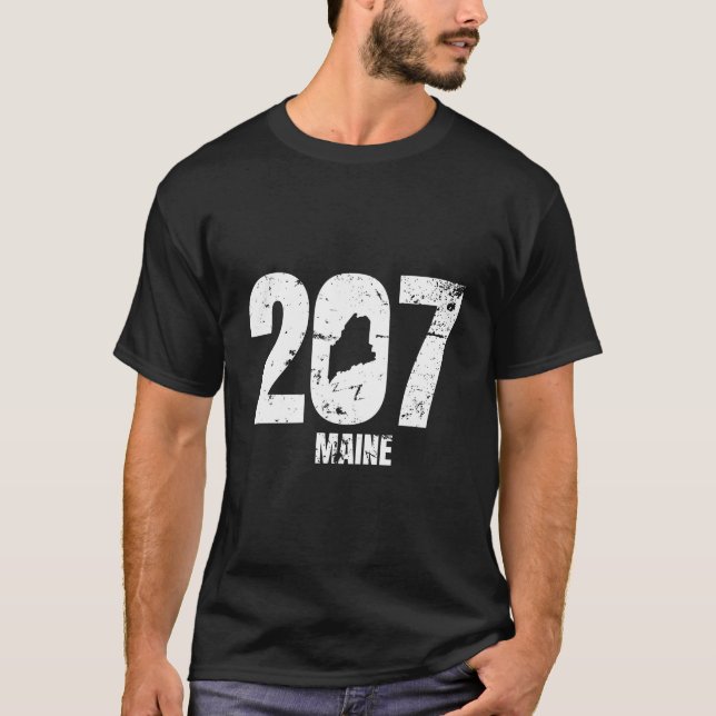 Maine 207 Graphic T-Shirt (Front)