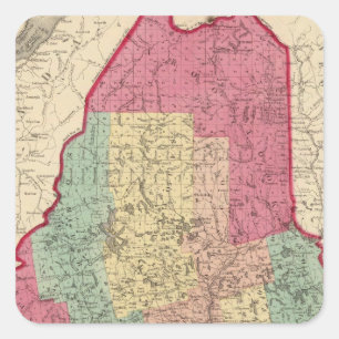 Maine 7 square sticker
