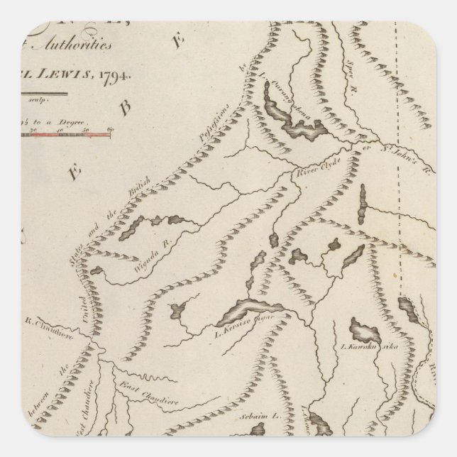 Maine 8 square sticker (Front)