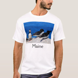 Maine Atlantic Puffin and Razorbills T-Shirt
