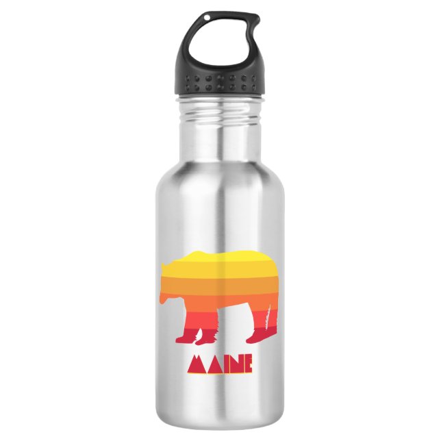 Maine Bear 532 Ml Water Bottle (Front)