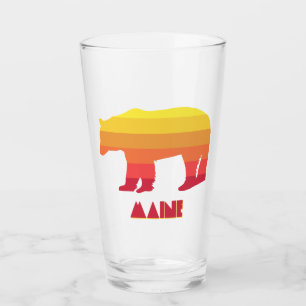 Maine Bear Glass